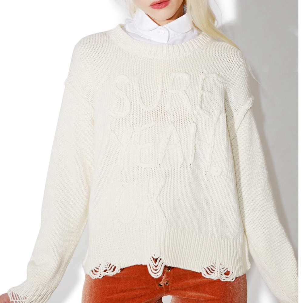 WILDFOX Sure Charlotte Sweater XS